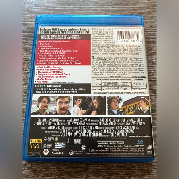 📀 3/$15 or 4/$20 📀 Superbad Bluray - Picture 2 of 3